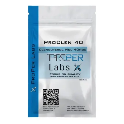 ProClen40 - Clenbuterol HCL 40mg - Proper Labs