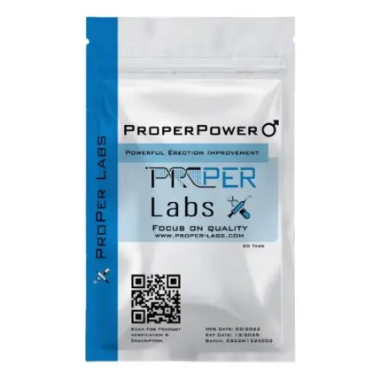 ProperPower - powerful erection improvement - tadalafil 20 tabs