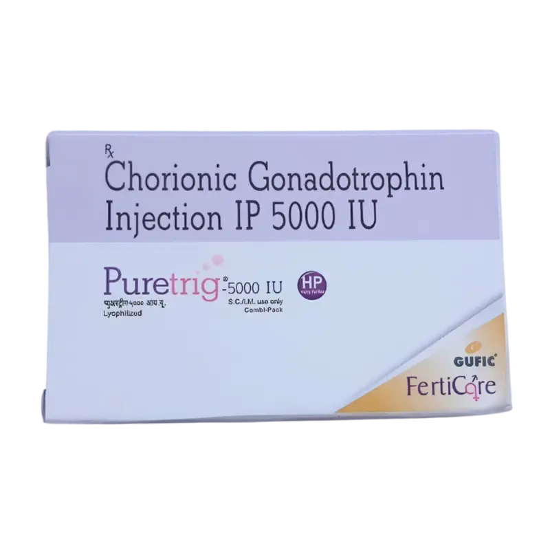 Puretrig 5000 IU - chorionic gonadotrophin injection IP 5000 IU