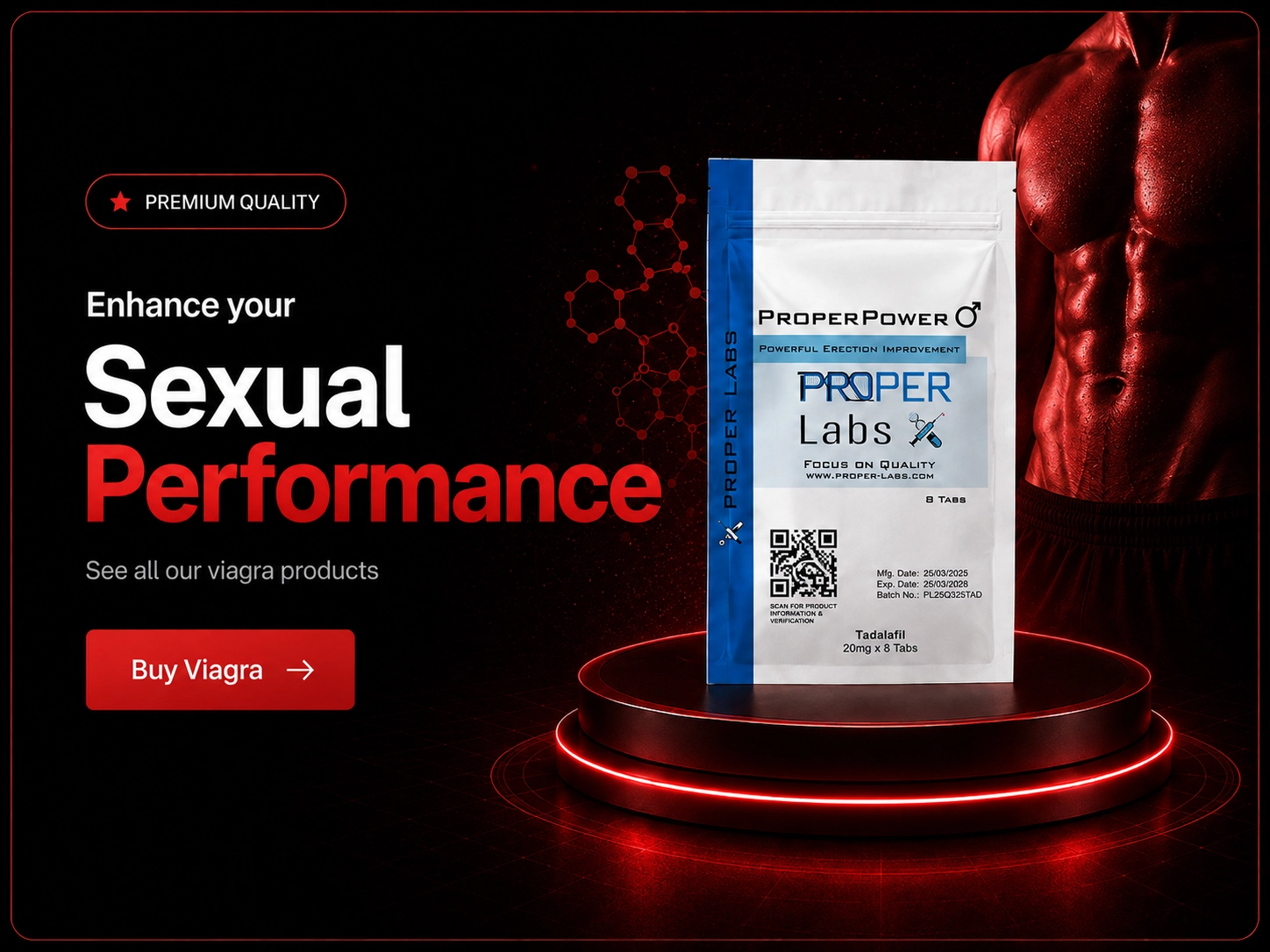 sexual performance products banner - viagra